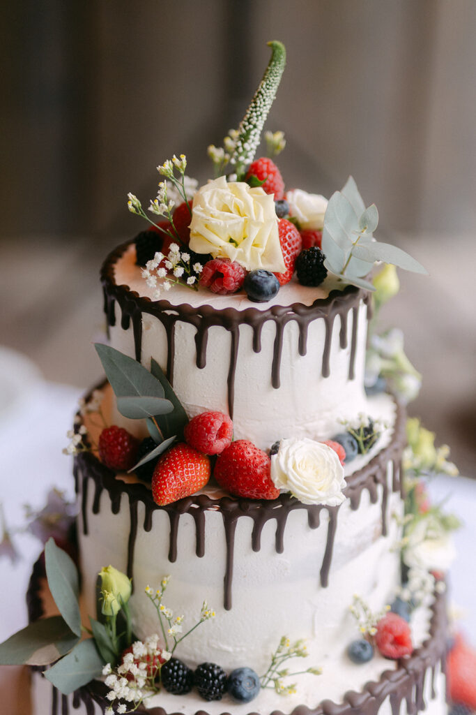Detailfoto Hochzeitstorte