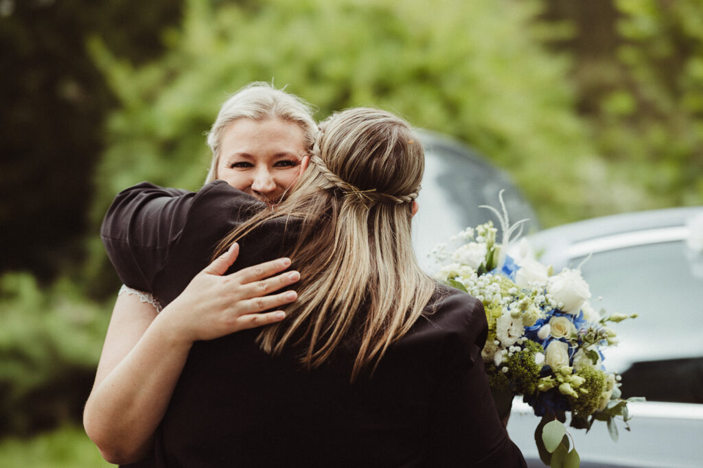 Hochzeitsplanerin am Hochzeitstag