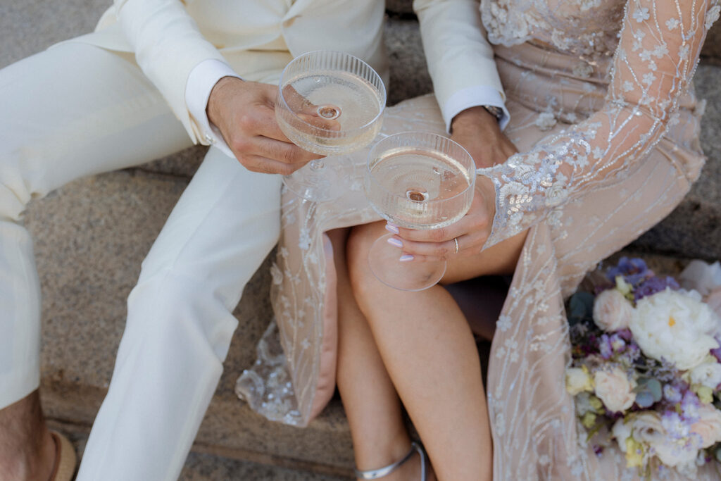 Hochzeitspaar Detailfoto