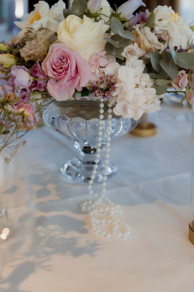 Detailfoto Dekoration bei der Hochzeit